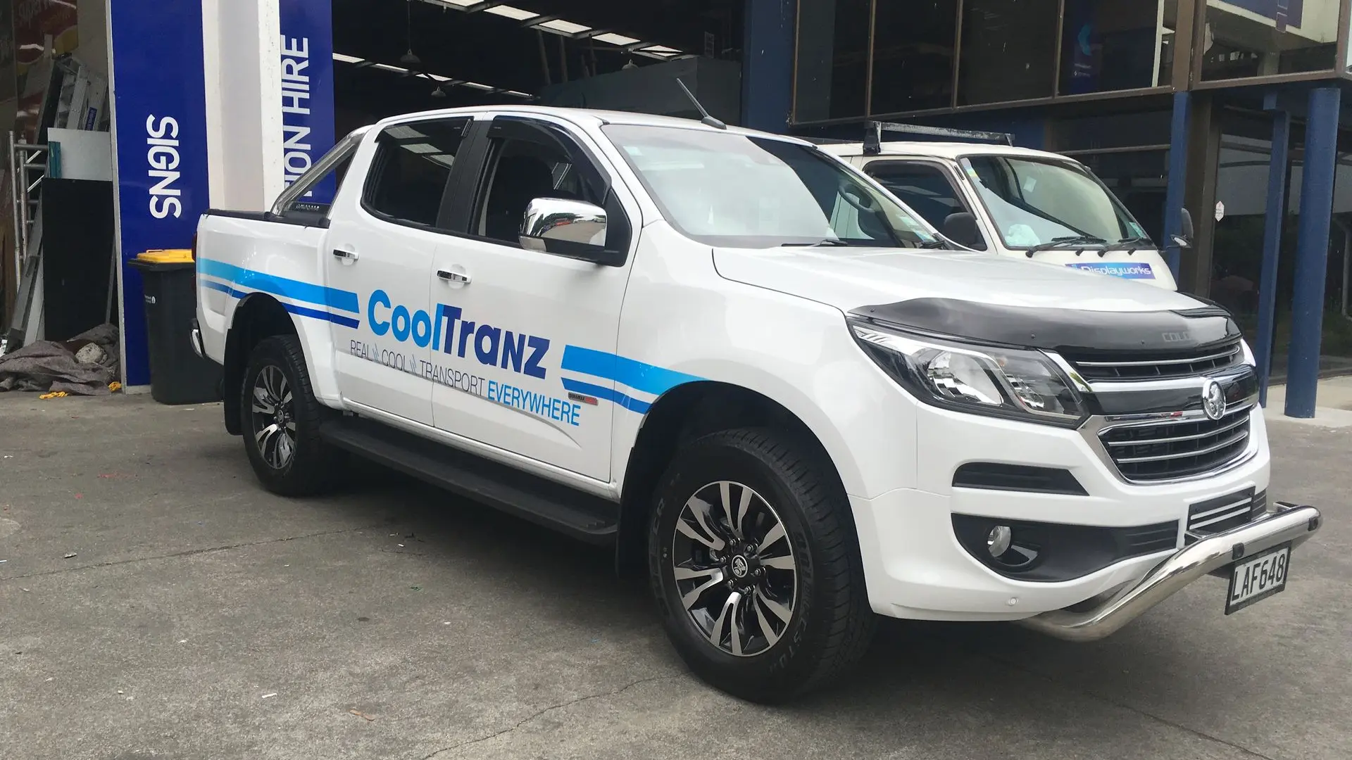 Ute graphics for Cooltranz branded utes
